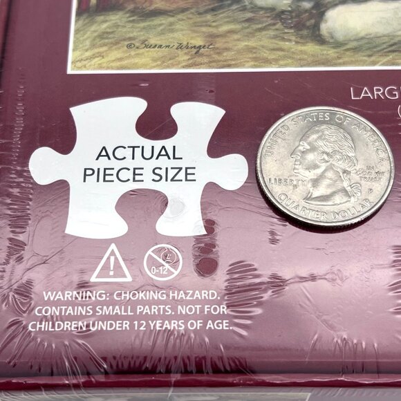 Lang 500 Piece Jigsaw Puzzle Nativity Scene The Lord Is My Sheperd Susan Winget - Picture 7 of 10